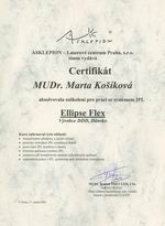 certifikát - Asklepion